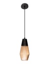 Lámpara Colgante Sleek Chic Negro E27 60w 1 Luz