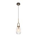 Lámpara Colgante Opulent Lights Bronce Antiguo E27 60w 1 Luz