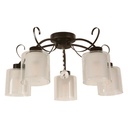Lampara de techo chocolate 5 Luces E27 40w