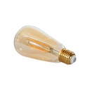Foco Decorativo LED Atenuable Acabado Ámbar Luz Calida 2200k 600 lm
