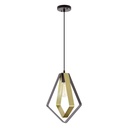 Lámpara Colgante Dorada Chocolate Café 40w E26 1 Luz