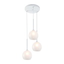 Lámpara Colgante Blanco LED G9 9w 3 Luces
