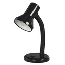 Lámpara de Escritorio 1 Luz Negro Brillante
