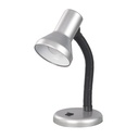 Lámpara de Escritorio Ike Lite Color Plata E27 60 W de 1 Luz