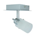 Lámpara de Techo de 40 W 1 Luz Color Níquel Cepillado