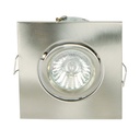 Lámpara Empotrable de 50 W Color Níquel Satinado de 1 Luz