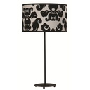 Lámpara de Mesa de 1 Luz Color Negro y Blanco