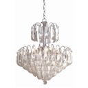 Candil 5L Acrilic Cromo