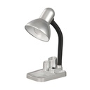 Lámpara De Escritorio Infantil Plata Y Azul E27 40w 1 Luz