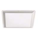 Lámpara de Techo T5 22W - Acabado Blanco/Plateado