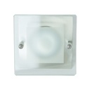 Lámpara Empotrable Color Níquel Satinado de 1 Luz