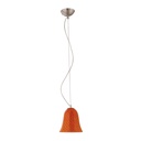 Lámpara de techo rojo E27 1 Luz 60W pantalla de vidrio