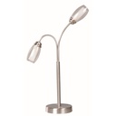 Lámpara de mesa Níquel Satinado 2L G9 40W