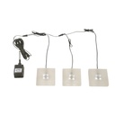 Lámpara de Jardín LED 3 luces Blancas 1.44W
