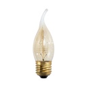 Foco Vela Lightek Filamento de Carbono C35 25W E27
