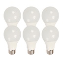 Foco LED Lightek E27 3000K de 7 W , Pack de 6 piezas