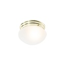 Lámpara de Techo Plafón Clásica Bronce E27 60w 1 Luz