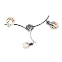 Lámpara Colgante Inlite Color Bronce Cepillado de 3 Luces