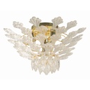 Lámpara de Techo Color Dorado 60W de 4 Luces