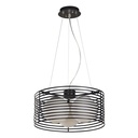 Lámpara Colgante Inlite Negro Mate 3 Luces 40W E27