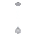 Lámpara De Techo Colgante Cromo G9 40w 1 Luz
