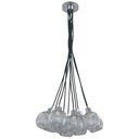 Lámpara De Techo Colgante Cromo G9 40w 10 Luces