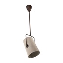Lámpara Colgante Inlite Color Bronce de 1 Luz