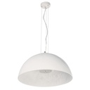 Lámpara Colgante 1 Luz, Acabado en blanco satinado