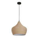 Lámpara Colgante Techo Vintage  Soga Chocolate E27 60w 1 Luz