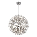 Lámpara LED Lámpara Colgante 92L Cromo y Plata