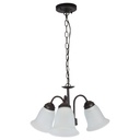 Lámpara Colgante Negra 3 Luces E27 60W