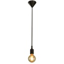 Lámpara Colgante Negro 1 Luz con Foco Edison estilo vintage