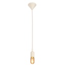 Lámpara Colgante Inlite con Foco Edison Color Blanco 1 Luz