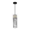 Lámpara Colgante Inlite Color Negro de 1 Luz