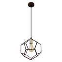 Lámpara Colgante Inlite Color Bronce Cepillado de 1 Luz