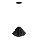 Lámpara Colgante, Negro, 1 Luz Arno