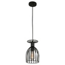Lámpara Colgante, Negro, 1 Luz Adigio