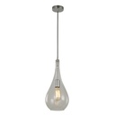 Lámpara Colgante, Cromo, 1 Luz