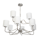 Candelabro Tobin Collection 9 luces , acabado en niquel pulido 100W
