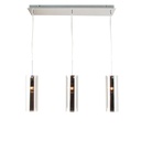Colgante cromado 3L GU10